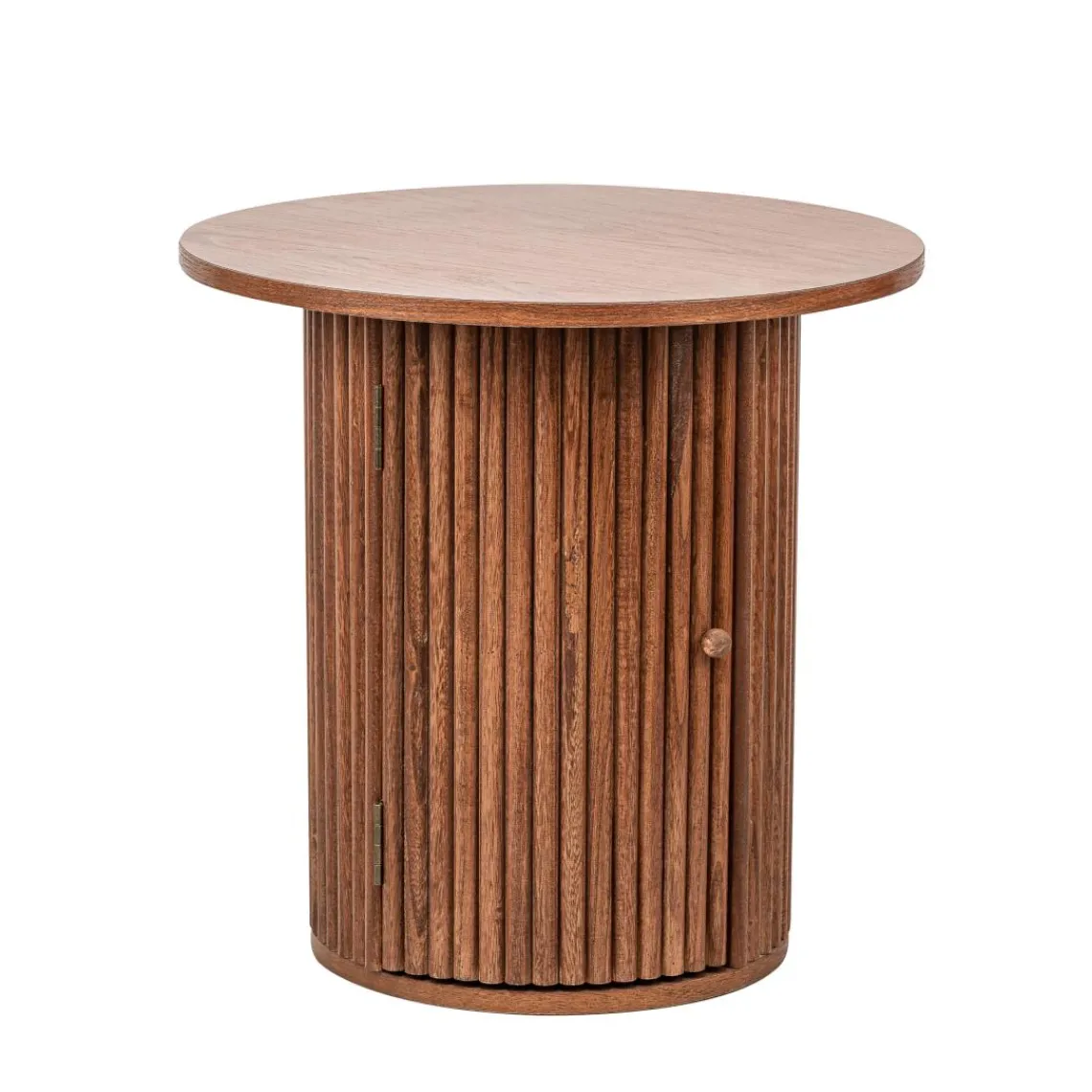 3S. x Home Table Appoint Bout de Canape Rangement en Bois