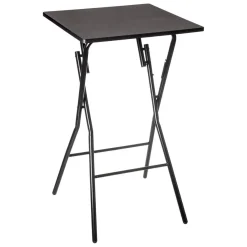 3S. x Home Table Bar Pliante 60 x 60 cm Noir Clearance