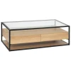 3S. x Home Table basse 2 tiroirs New