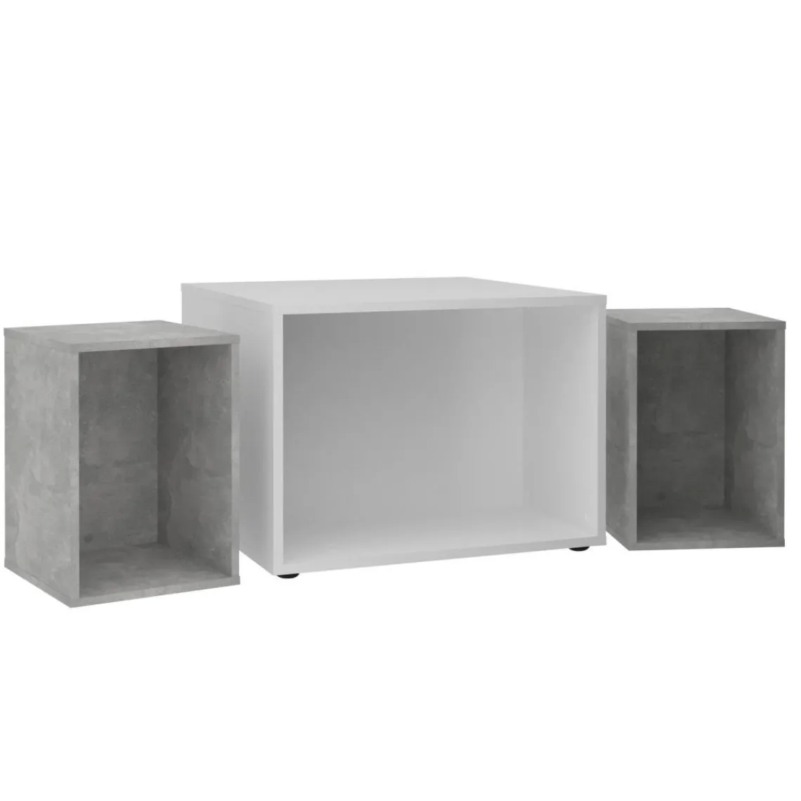 3S. x Home Table basse avec caissons amovibles JOKER 1 gris béton Sale