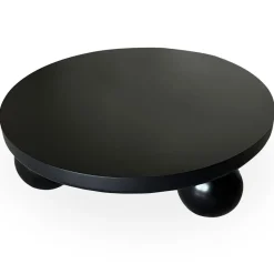 3S. x Home Table basse contemporaine design rond Bonnie Noir Online