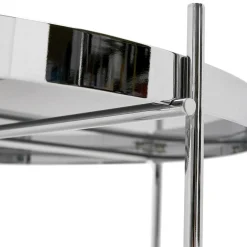 ALTEREGO Table basse de salon 'KOLOS BIG' couleur chrome Sale