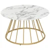3S. x Home Table basse effet marbre blanc Best