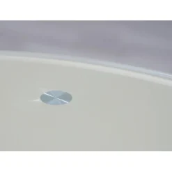 3S. x Home Table Basse en verre et Métal Chromé D50 cm Marron Outlet