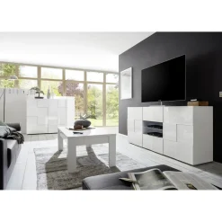 3S. x Home Table basse EOS laqué blanc brillant Sale