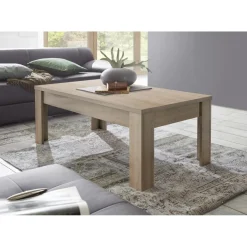 3S. x Home Table basse FIRENZE décor chene noyer Clearance