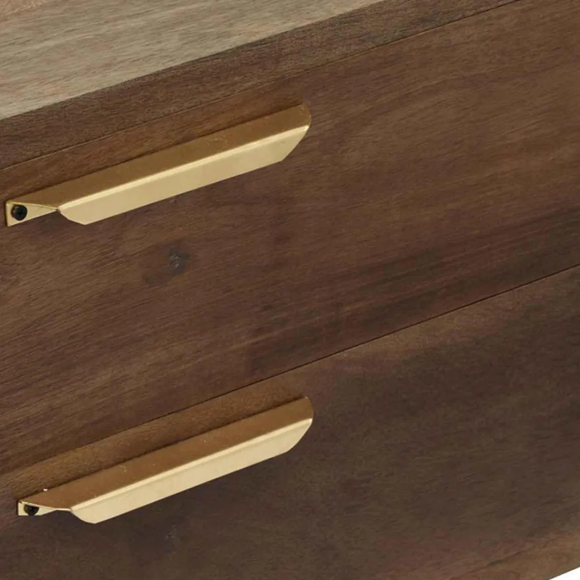 3S. x Home Table Basse FIRMIN Marron Et Métal Or Online