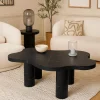 3S. x Home Table basse forme nuage Lagoon Effet Marbre Noir Online