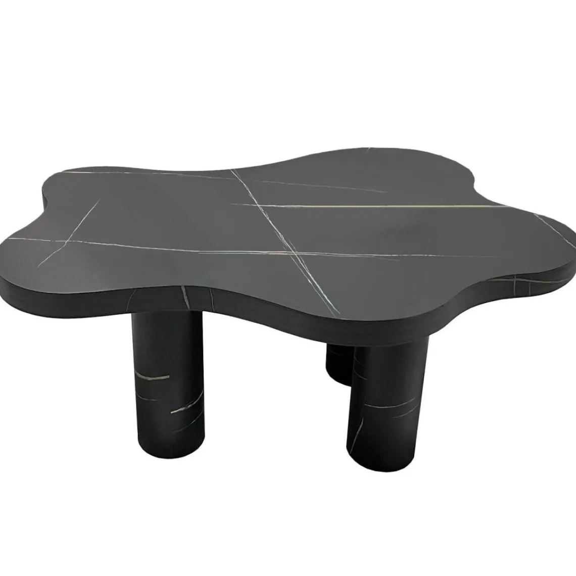 3S. x Home Table basse forme nuage Lagoon Effet Marbre Noir Online