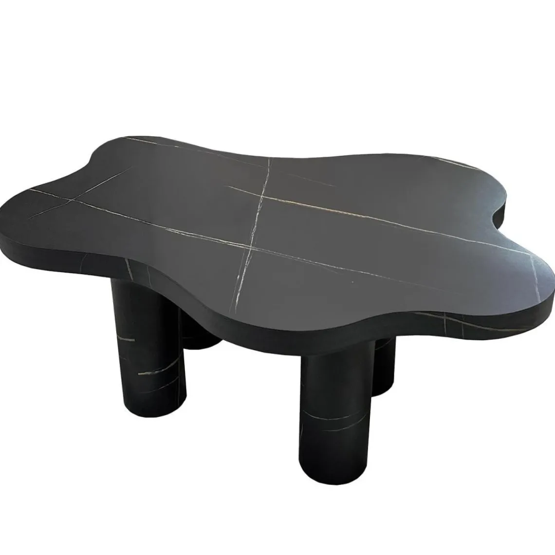 3S. x Home Table basse forme nuage Lagoon Effet Marbre Noir Online