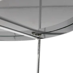ALTEREGO Table basse 'KOLOS MEDIUM' couleur chrome Clearance