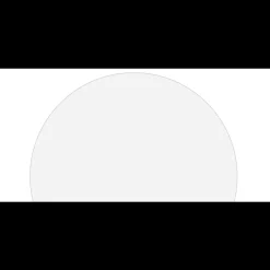 3S. x Home Table basse magnétique ronde à rebord Bipolart Métal Blanc avec 1 Top Tableau blanc effaçable