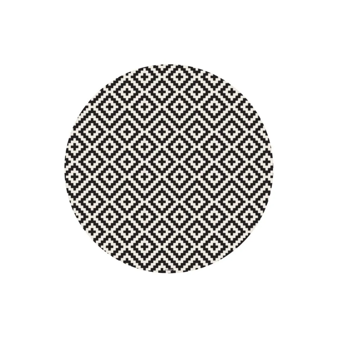 3S. x Home Table basse magnétique ronde à rebord Bipolart Métal Or avec 1 Top Motif Contraste Best