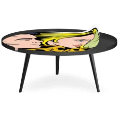 3S. x Home Table basse magnétique ronde à rebord Bipolart Métal Noir avec 1 Top Fast & Furious Online