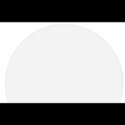 3S. x Home Table basse magnétique ronde à rebord Bipolart Métal Noir avec 1 Top Tableau blanc effaçable