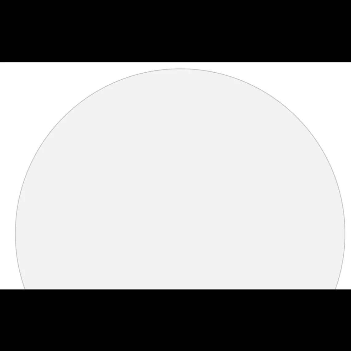 3S. x Home Table basse magnétique ronde à rebord Bipolart Métal Noir avec 1 Top Tableau blanc effaçable