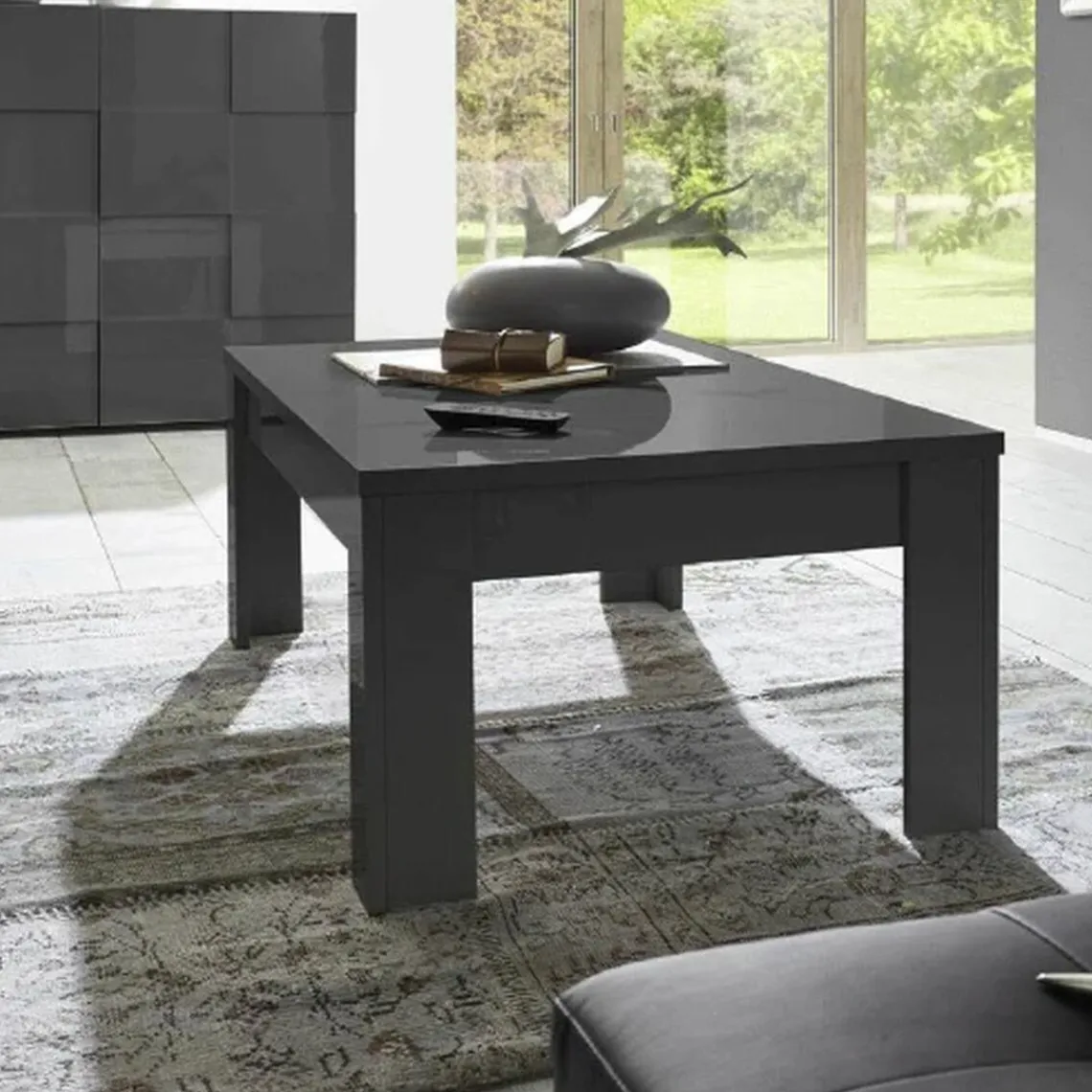 3S. x Home Table basse MIRO laqué gris brillant Best