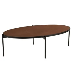 Macabane Table basse ovale couleur rouille effet pierre BASILE New