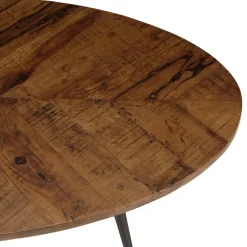 Macabane Table basse ovale plateau chevrons KIARA Online