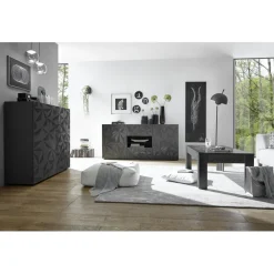 3S. x Home Table basse PRISMA laqué anthracite brillant Sale