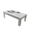 3S. x Home Table basse PRISMA laqué blanc brillant New