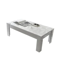 3S. x Home Table basse PRISMA laqué blanc brillant New