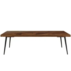 Macabane Table basse rectangulaire en bois pieds métal KIARA Best