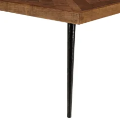 Macabane Table basse rectangulaire en bois pieds métal KIARA Best