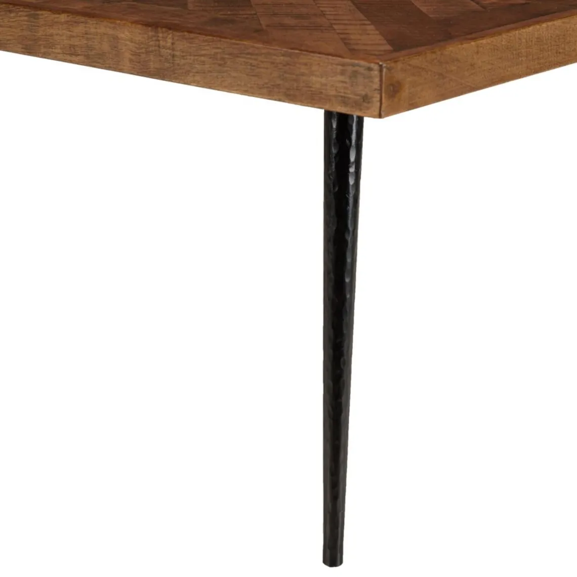 Macabane Table basse rectangulaire en bois pieds métal KIARA Best