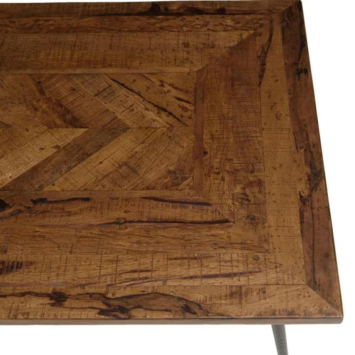 Macabane Table basse rectangulaire en bois recyclé formes géométriques KIARA New