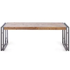 3S. x Home Table basse rectangulaire en bois Discount