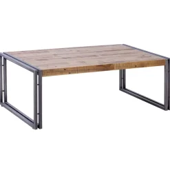 3S. x Home Table basse rectangulaire en bois Discount