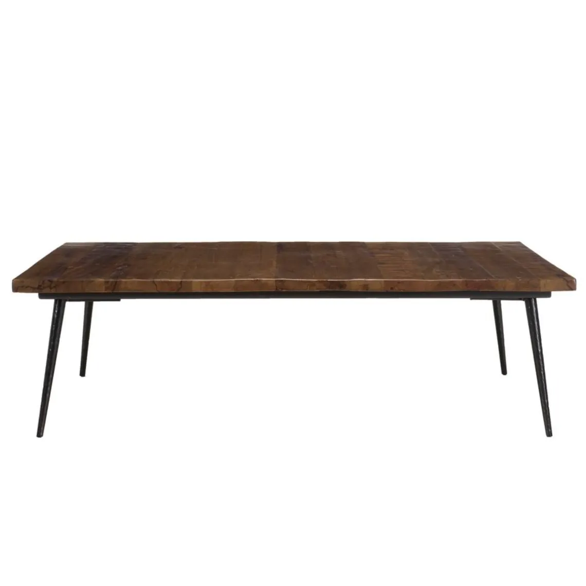 Macabane Table basse rectangulaire en bois pieds métal Hot