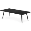 3S. x Home Table basse rectangulaire Bipolart Métal Noir Outlet