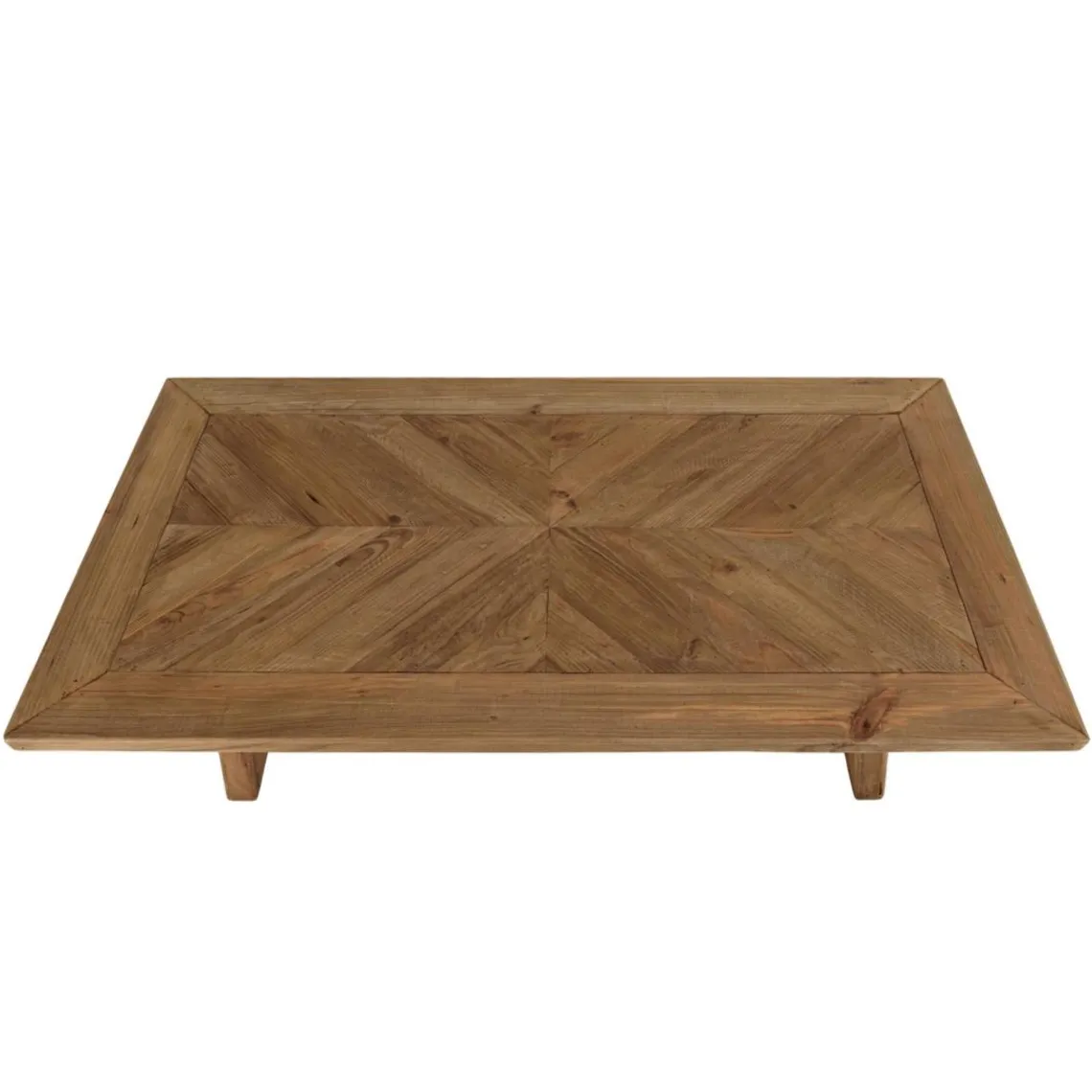 Macabane Table basse rectangulaire bois pin recyclé SANDY Outlet