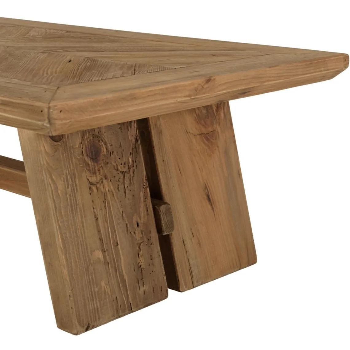 Macabane Table basse rectangulaire bois pin recyclé SANDY Outlet