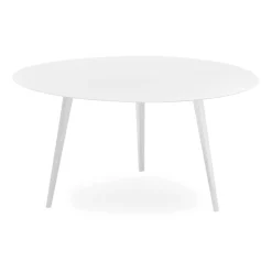 3S. x Home Table basse ronde Bipolart Métal Blanc New