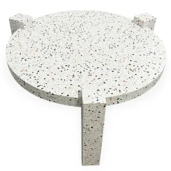 3S. x Home Table basse ronde moderne Titouan Effet Terrazzo Sale
