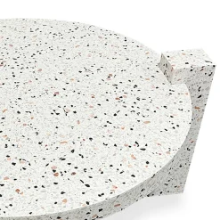 3S. x Home Table basse ronde moderne Titouan Effet Terrazzo Sale