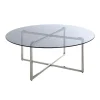 3S. x Home table basse Structure en inox brillant Clearance