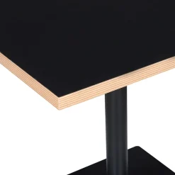 ALTEREGO Table carrée 'FUSION SQUARE' noire Best