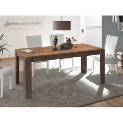 3S. x Home Table 180cm plateau mercure pieds bronzé Hot