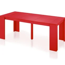 3S. x Home Table Console extensible Brookline Rouge Discount