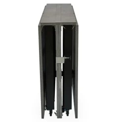 3S. x Home Table console extensible Nefertiti Effet béton ciré gris