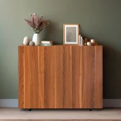 3S. x Home Table console extensible Nefertiti Bois noisette Clearance