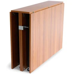 3S. x Home Table console extensible Nefertiti Bois noisette Clearance