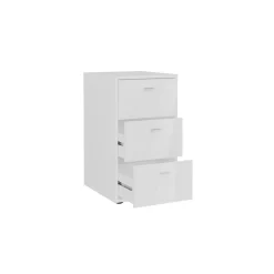 3S. x Home Table d'appoint avec 3 tiroirs VIRGINIA 1 UP Clearance