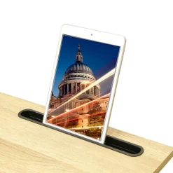 3S. x Home Table d'appoint avec Support tablette Bois et Métal Discount