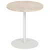 3S. x Home Table d'appoint Celen travertin blanc Clearance