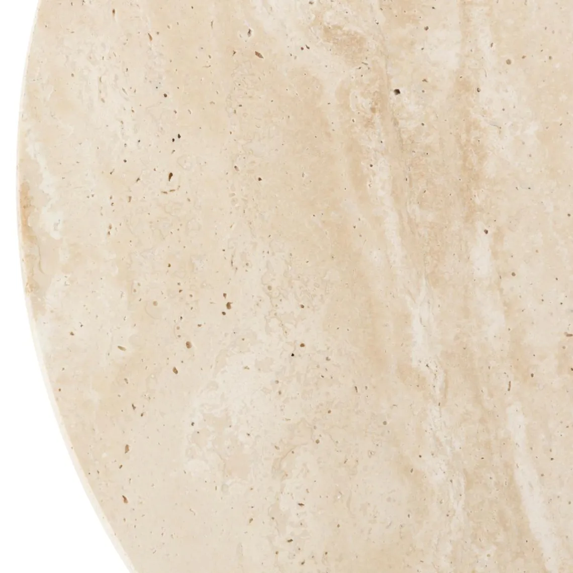 3S. x Home Table d'appoint Celen travertin blanc Clearance